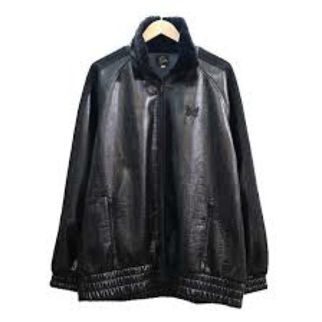 華麗 Needles - Needles Track Jacket Faux Leather 20AW レザー