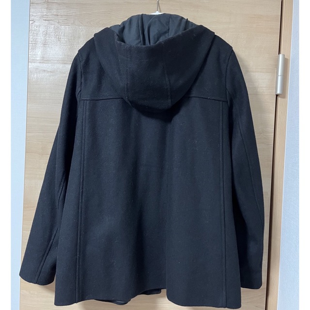 ZARA(ザラ)のZARA BASIC フード取外し可能AラインショートコートM⭐︎ レディースのジャケット/アウター(ピーコート)の商品写真