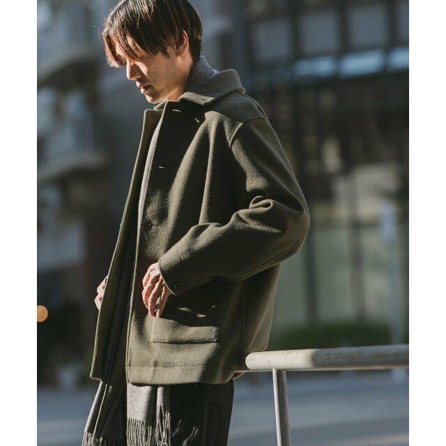 KHAKI】ニットメルトンカバーオールジャケット 【絶品】 6930円