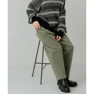 ケービーエフ(KBF)の【KHAKI】ワンタックコーデュロイパンツ(その他)