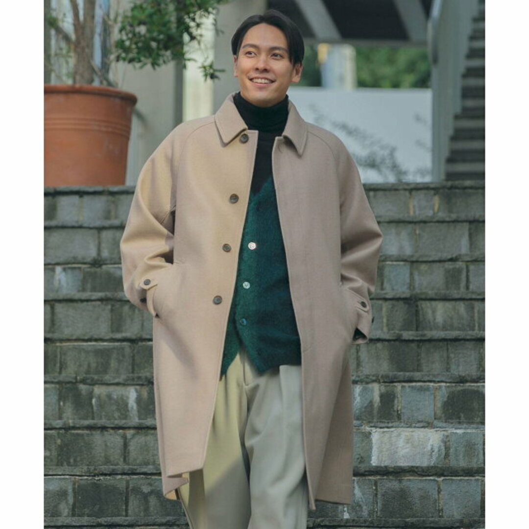 URBAN RESEARCH(アーバンリサーチ)の【GREGE】【M】BAL COLLAR COAT SUPER120 メンズのジャケット/アウター(ステンカラーコート)の商品写真