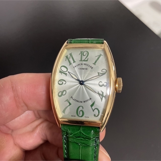 FRANCK MULLER(フランクミュラー)のsadao262様専用トノーカーベックス5850SC K18無垢　超美品 メンズの時計(腕時計(アナログ))の商品写真