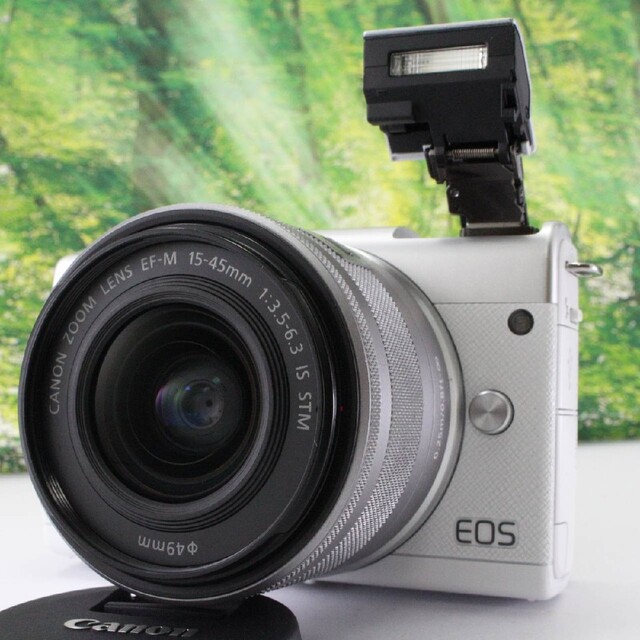 Canon ミラーレス一眼カメラ EOS M200 標準ズームキット ホワイト