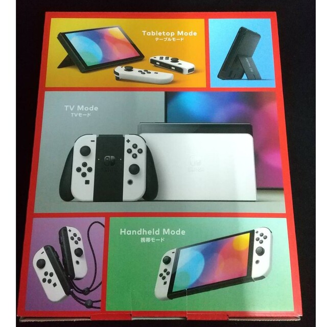 Nintendo Switch(ニンテンドースイッチ)の【新品】Nintendo Switch 本体 有機ELモデル ホワイト エンタメ/ホビーのゲームソフト/ゲーム機本体(家庭用ゲーム機本体)の商品写真