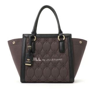 ジルバイジルスチュアート(JILL by JILLSTUART)の早い者勝ち！新品♡完売品♡グレー♡QUILT LOGO TOTE♡ジルバイ(トートバッグ)