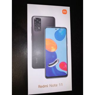 アンドロイド(ANDROID)のXiaomi シムフリー Redmi Note 11 スターブルー(スマートフォン本体)