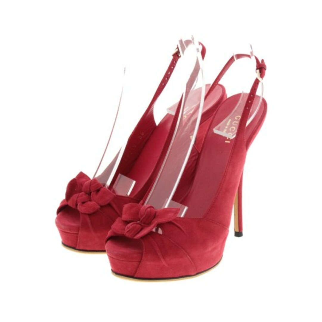 GUCCI グッチ パンプス 35(21.5cm位) 赤系 【古着】 GUCCI グッチ パンプス 35(21.5cm位) 赤系 【古着】