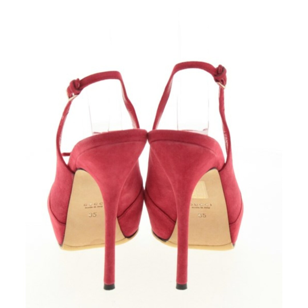 GUCCI グッチ パンプス 35(21.5cm位) 赤系 【古着】 GUCCI グッチ パンプス 35(21.5cm位) 赤系 【古着】