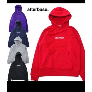 アフターベース(AFTERBASE)のafterbase パーカー (Red)(パーカー)