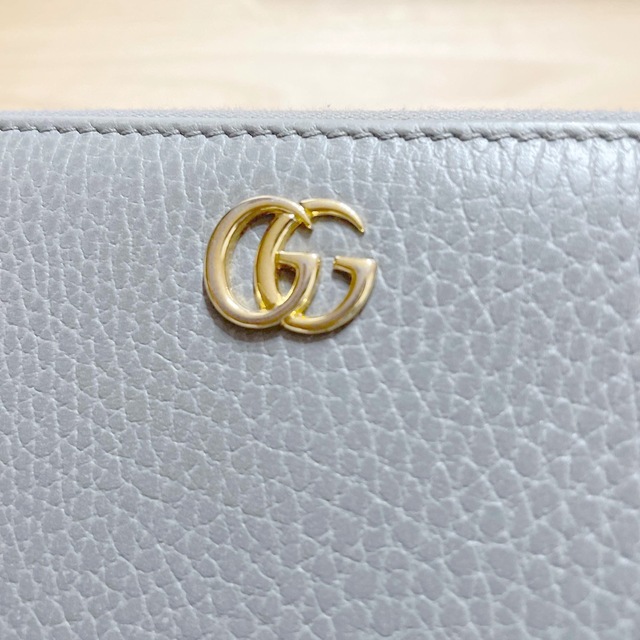 Gucci(グッチ)の最終値下げグッチ財布　長財布　グレー　美品　 レディースのファッション小物(財布)の商品写真