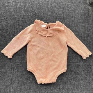 ザラキッズ(ZARA KIDS)のZARA HOME KIDS ザラキッズ シルクロンパース(6-9m・74cm)(ロンパース)