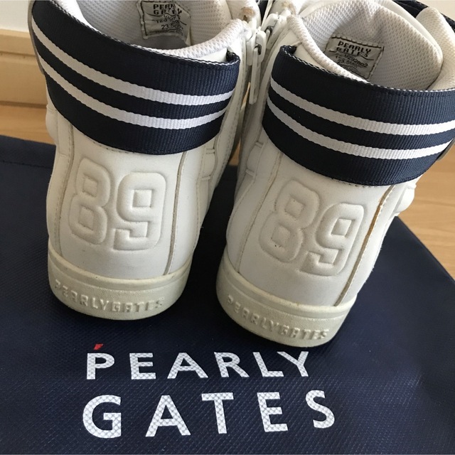 美品★パーリーゲイツ PEARLY GATES  ゴルフシューズ スパイク 89