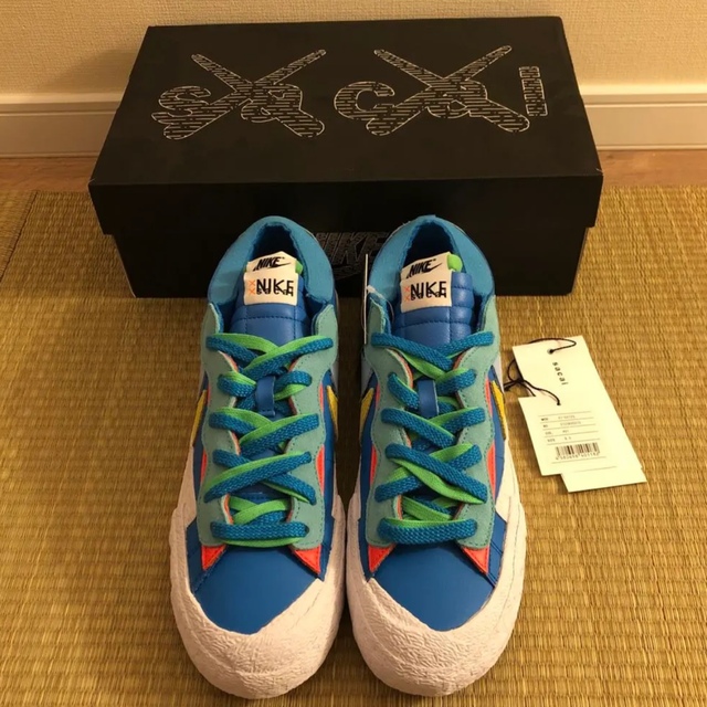 【US9】NIKE BLAZER LOW SACAI KAWS