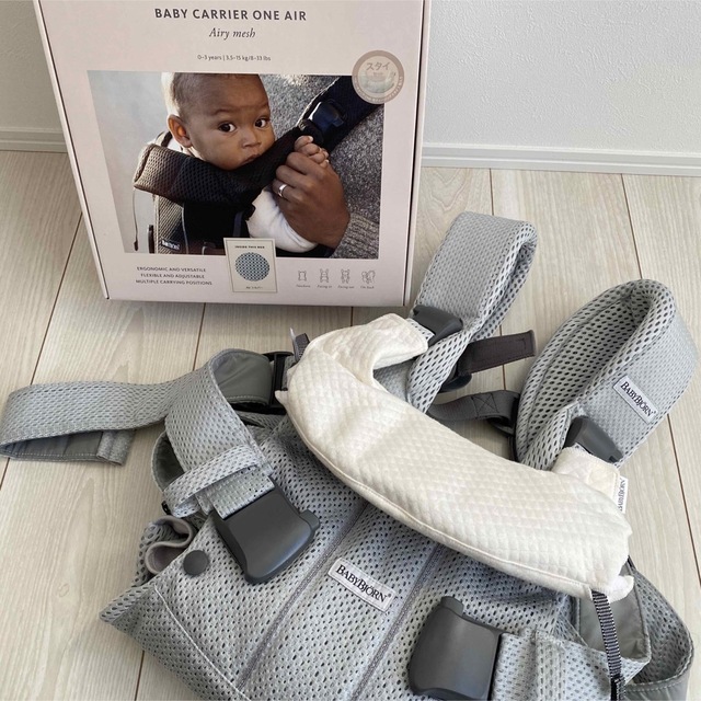 ベビービョルン BabyBjorn 抱っこ紐 ONE KAI AIR シルバー-www.ecosea.do