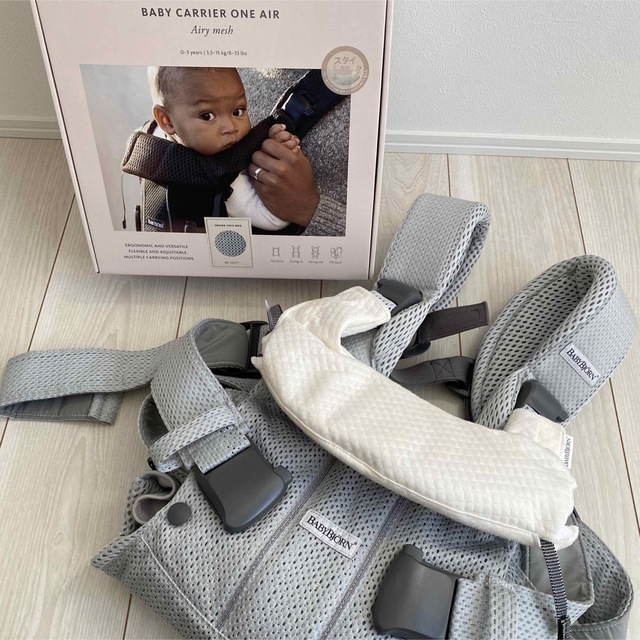 ベビービョルン BabyBjorn 抱っこ紐 ONE KAI AIR シルバー