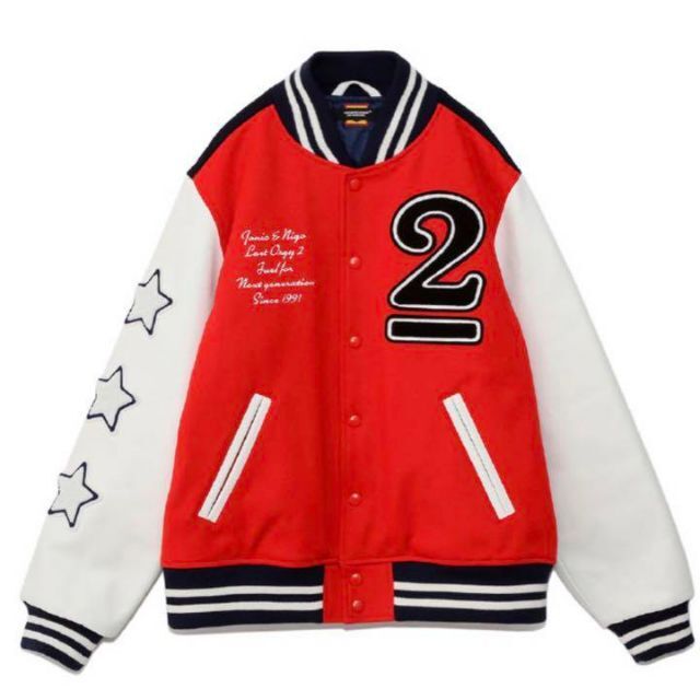 最安 LAST ORGY 2 × VERDY VARSITY JACKET XL