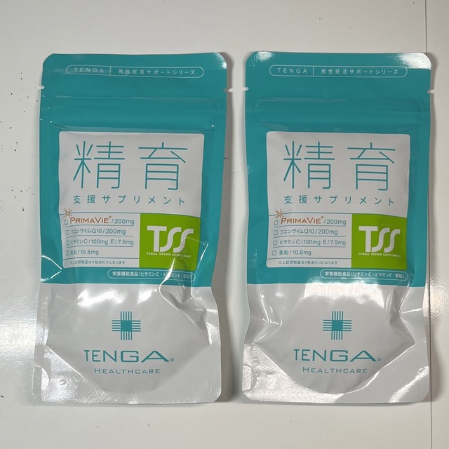 新品未使用　TENGA  精育支援サプリメント120粒2袋セット 食品/飲料/酒の健康食品(その他)の商品写真