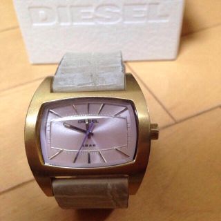 ディーゼル(DIESEL)の【DIESEL】腕時計♥︎ホワイト(腕時計)