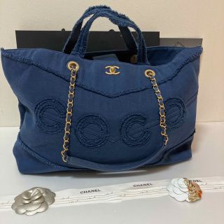 シャネル(CHANEL)の専用♡超美品♡シャネル 2way ショルダートート バッグ デニム  正規品(ショルダーバッグ)