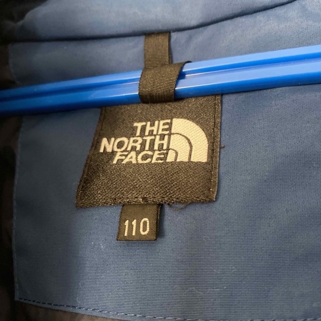 the north face ブルー　コート