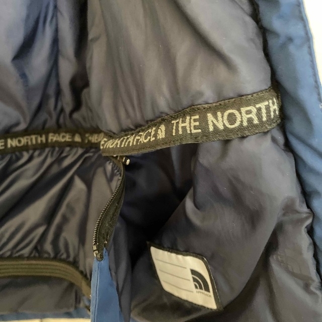 the north face ブルー　コート