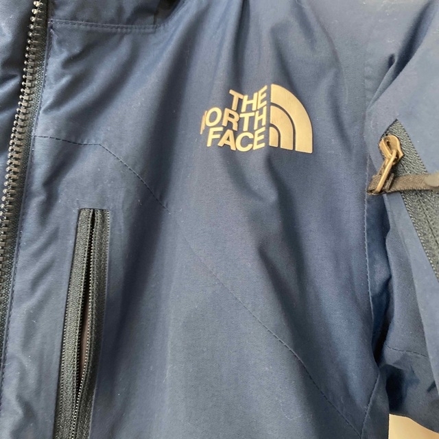 the north face ブルー　コート