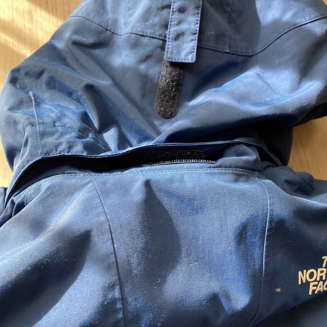 the north face ブルー　コート