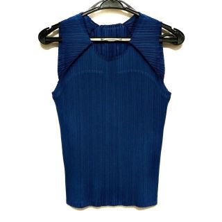 プリーツプリーズイッセイミヤケ(PLEATS PLEASE ISSEY MIYAKE)のプリーツプリーズ ノースリーブカットソー(カットソー(半袖/袖なし))