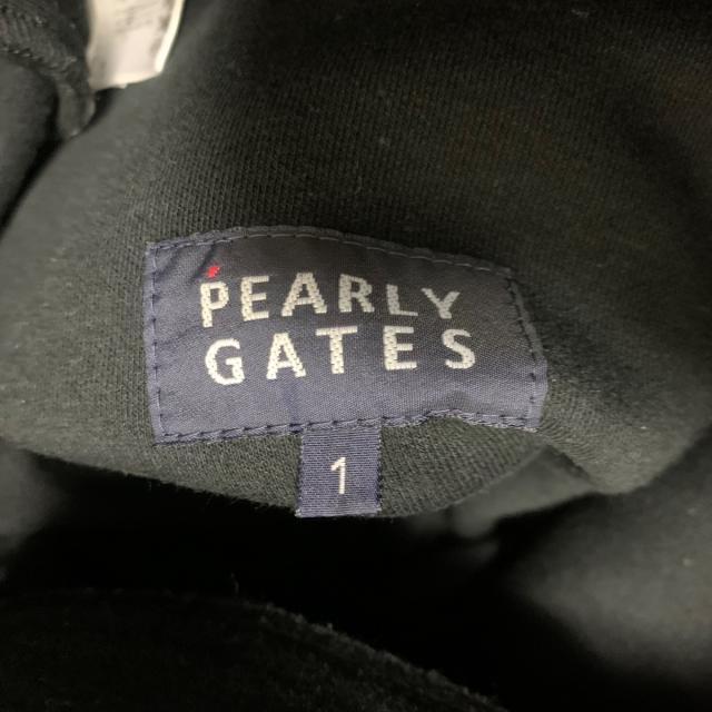 PEARLY GATES(パーリーゲイツ)のパーリーゲイツ パンツ サイズ1 S - 黒×白 レディースのパンツ(その他)の商品写真