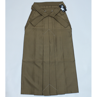 袴 単品 無地袴 袴丈87,91,95cm S,M,L 茶色 NO38328(振袖)