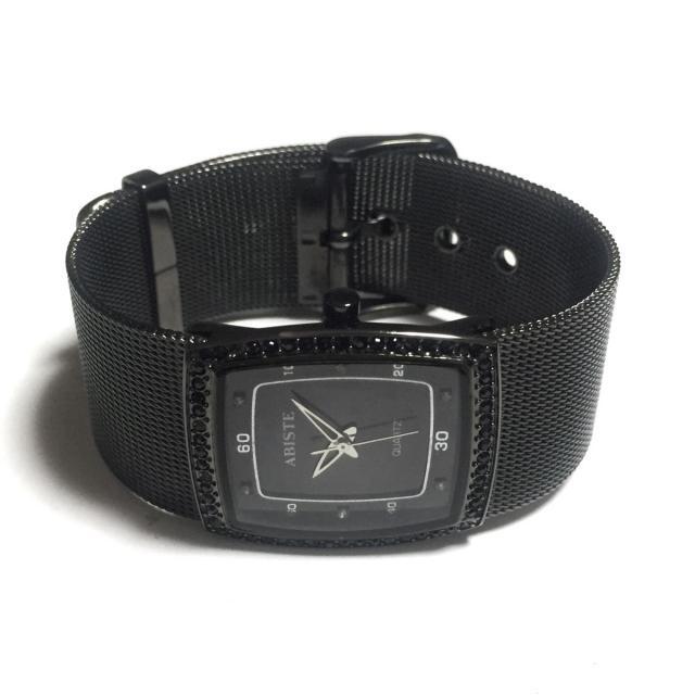 ABISTE(アビステ)のABISTE(アビステ) 腕時計 - レディース 黒 レディースのファッション小物(腕時計)の商品写真
