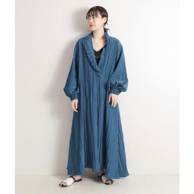CITY SHOPシティショップ プリーツマキシガウンドレスワンピース www