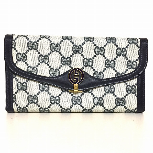 グッチ 長財布 オールドグッチ/GG柄 がま口 期間限定キャンペーン www