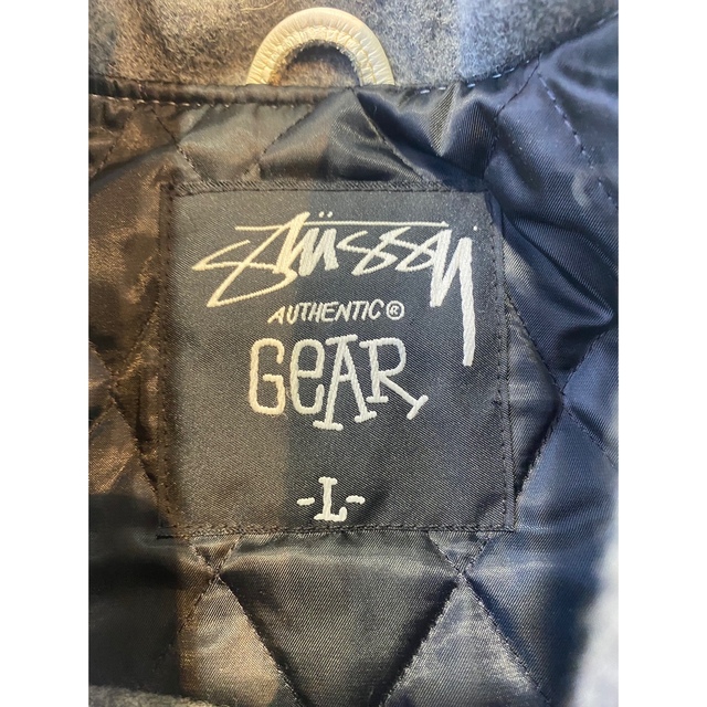 05aw USA製 OLD STUSSY 25th スタジャン グレー L