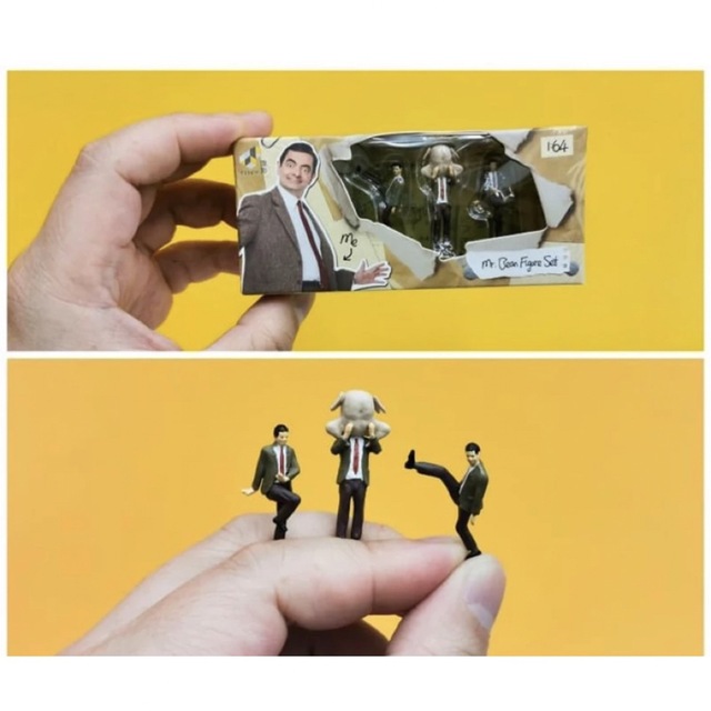 Mr. Bean ミニクーパー &フィギュア、フィギュア3体セット箱入 Mr. Bean ミニクーパー &フィギュア、フィギュア3体セット箱入