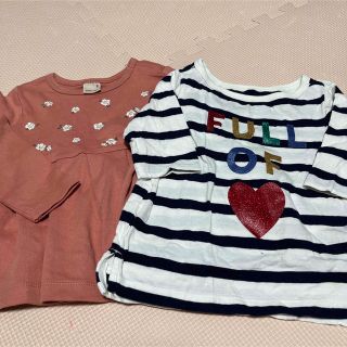 ベビーギャップ(babyGAP)の90センチ女児　トップス2枚セット(Tシャツ/カットソー)