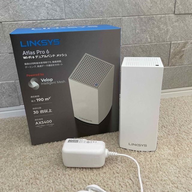 Linksys メッシュ対応 ルーター　MX5501-JP スマホ/家電/カメラのPC/タブレット(PC周辺機器)の商品写真