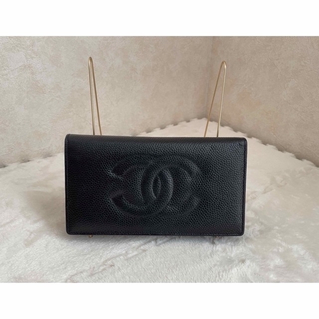 CHANEL(シャネル)のCHANEL 『 シャネル 』 ★ キャビアスキンレザー長財布 レディースのファッション小物(財布)の商品写真