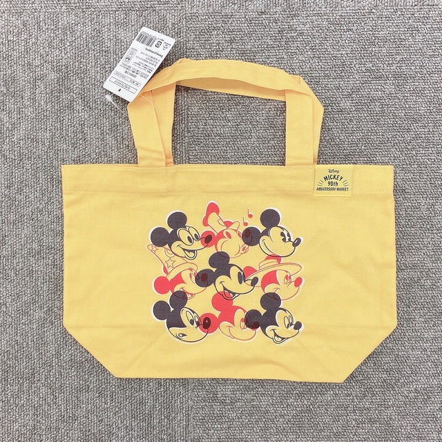 限定品】ミッキーマウス トートバッグ イエロー 東京ばな奈