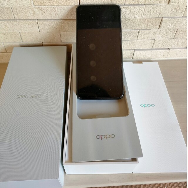 OPPO RENO Ａ 64GB ブラック SIMフリー ocn - スマートフォン本体