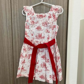 プチバトー(PETIT BATEAU)のpetitbateau プチバトー　ワンピース　4ans(ワンピース)