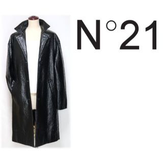 ヌメロヴェントゥーノ(N°21)の203,500円新品【N°21 】 チェスターコート 黒 38(M)(チェスターコート)