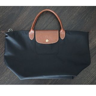 ロンシャン(LONGCHAMP)の【ロンシャン】ル プリアージュトップハンドルバッグ M - ブラック(トートバッグ)