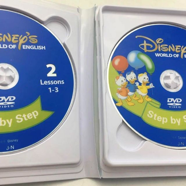 ラッピング不可】 2018年 ステップバイステップDVD ディズニー英語