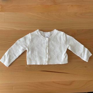 ベビーギャップ(babyGAP)の美品⭐︎baby GAP カーディガン　3-6months(カーディガン/ボレロ)