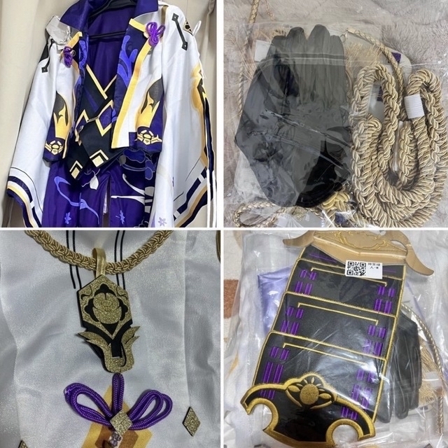 【新品未使用／本日まで出品】原神　神里綾人　コスプレ衣装【Mサイズ】