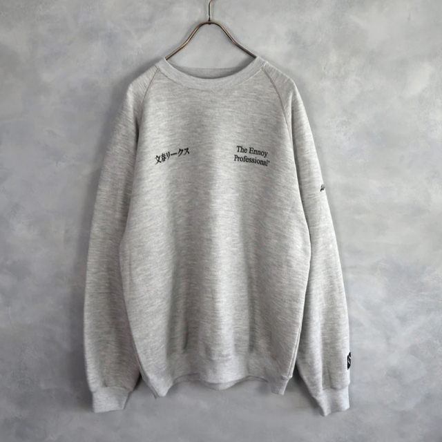 直営の通販サイトです エンノイ ROUND NECK PULLOVER BOTTLE ennoy