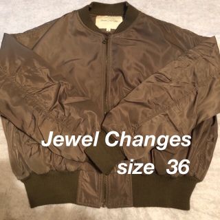 ジュエルチェンジズ(Jewel Changes)のMA-1 Jewel Changes  ブルゾン　カーキ　M (ブルゾン)