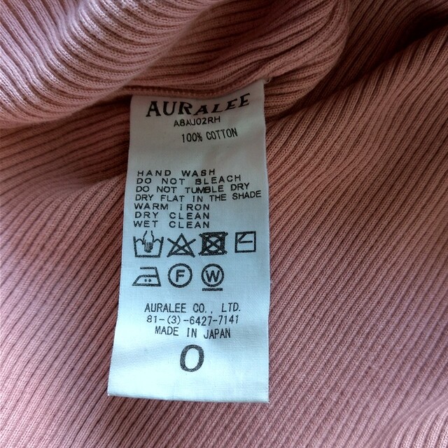 Ron Herman(ロンハーマン)のロンハーマン別注　AURALEE　∪ネック レディースのトップス(Tシャツ(長袖/七分))の商品写真