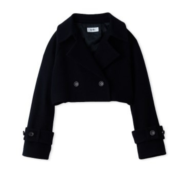 THE COAT LAB 【限定】プリーツウールコート ネイビー 0 (0) THE COAT LAB 【限定】プリーツウールコート ネイビー 0 (0)